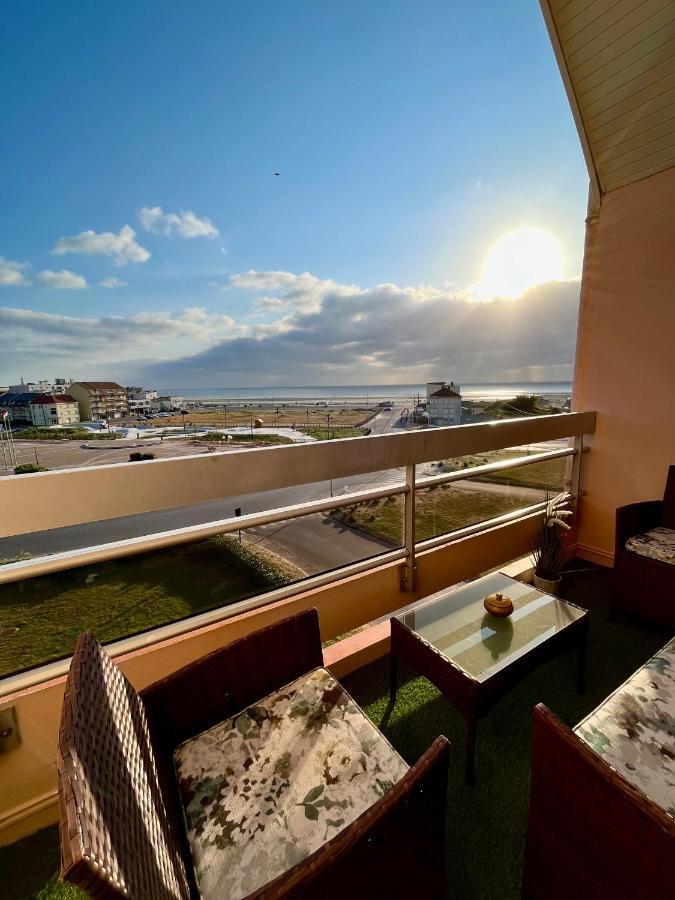 Duplex Cosy Avec Vue Mer Lägenhet Cucq Exteriör bild