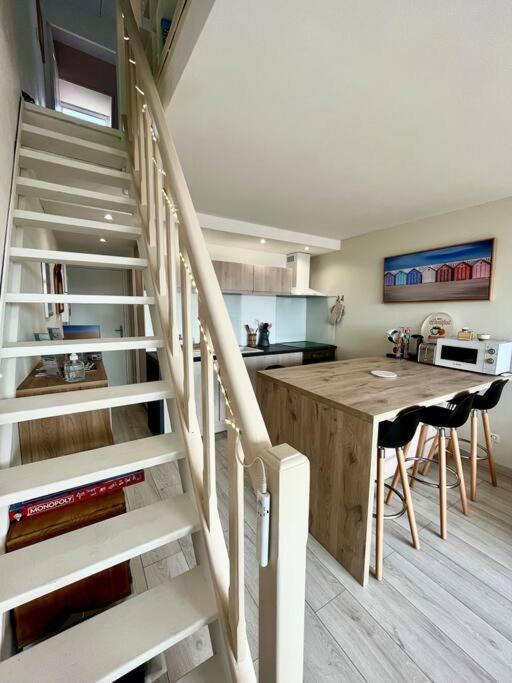 Duplex Cosy Avec Vue Mer Lägenhet Cucq Exteriör bild